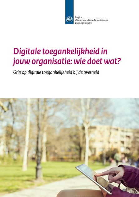 Voorblad publicatie digitale toegankelijkheid Logius
